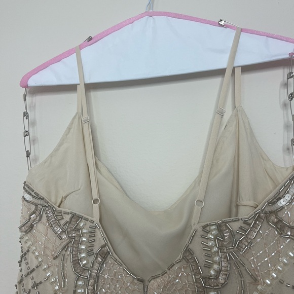 Cat Eye Embellished Mix Maxi ASOS Dress - Picture 5 of 10